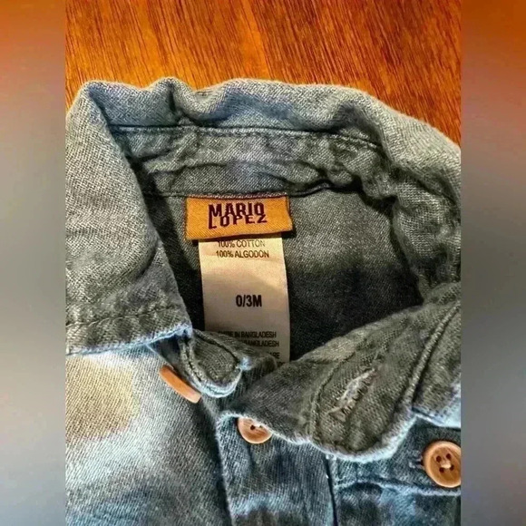 Mario Lopez Boys Set Short And Shirt 0-3 Months - Picture 8 of 13